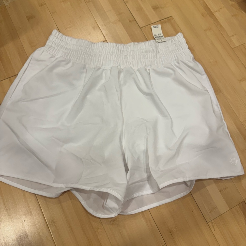 Aerie White Athletic Shorts